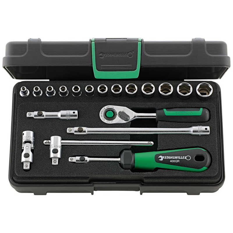 STAHLWILLE　19点組 1/4SQ ソケットレンチセット　40/13/6QRKN 42,380円