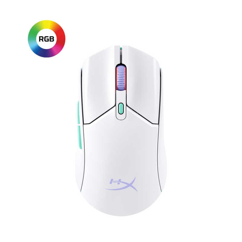 HYPERX　HyperX Puslefire Haste 2 Core Wireless ゲーミングマウス(ホワイト) ［6ボタン］ ホワイト　8R2E7AA