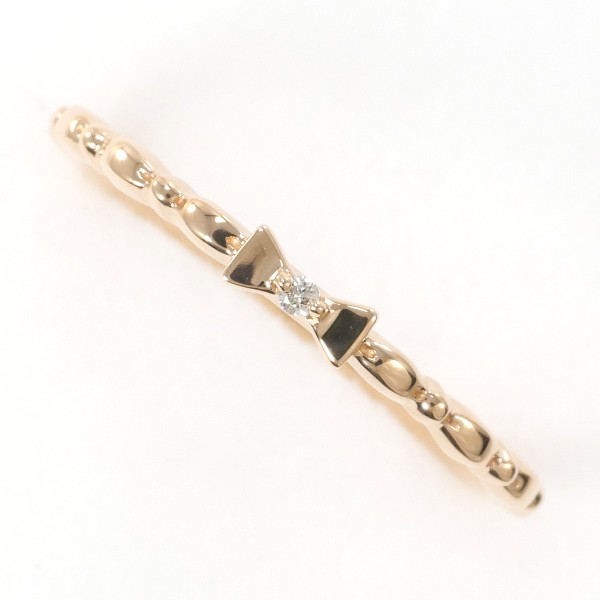ノジェス K10PG リング 指輪 11号 ダイヤ 0.006 総重量約0.9g ジュエリー 中古
