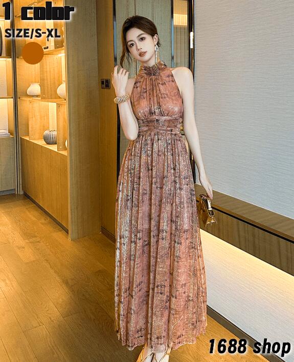 希少アイテム2025　フレアワンピース ロングワンピース　半袖　姫系ワンピース　シフォン　ワンピース インポート ひざ丈 ミドル丈 エレガント　アシンメトリー 花柄 パーティドレス お嬢様 セクシー