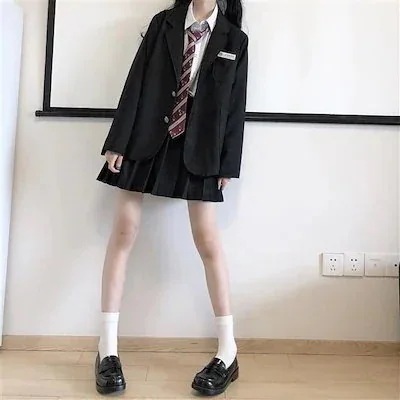 ２点で13o円OFF！【早割り】涼しく楽ちんセットアップ点セット白いシャツ高腰百ひだスカート3色カジュアルスーツ学院制服セット