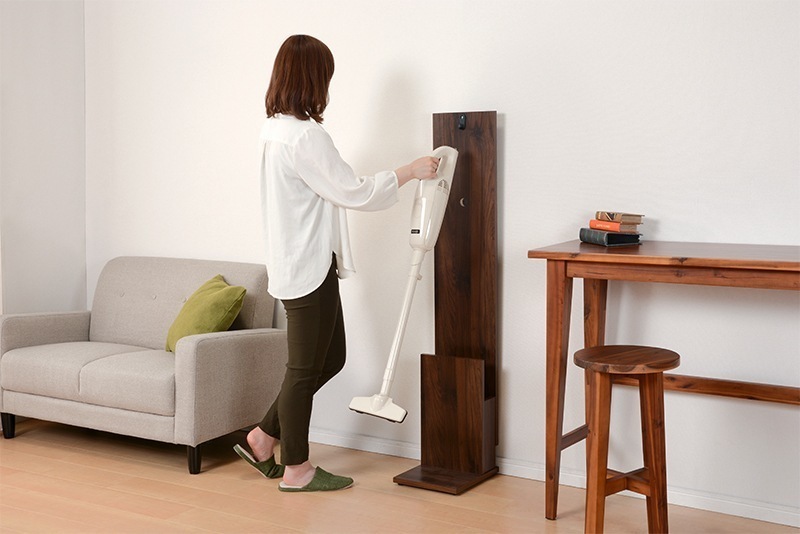 掃除機スタンド クリーナーラック マキタ ダイソン対応 おしゃれ 木製 ナチュラルモダン