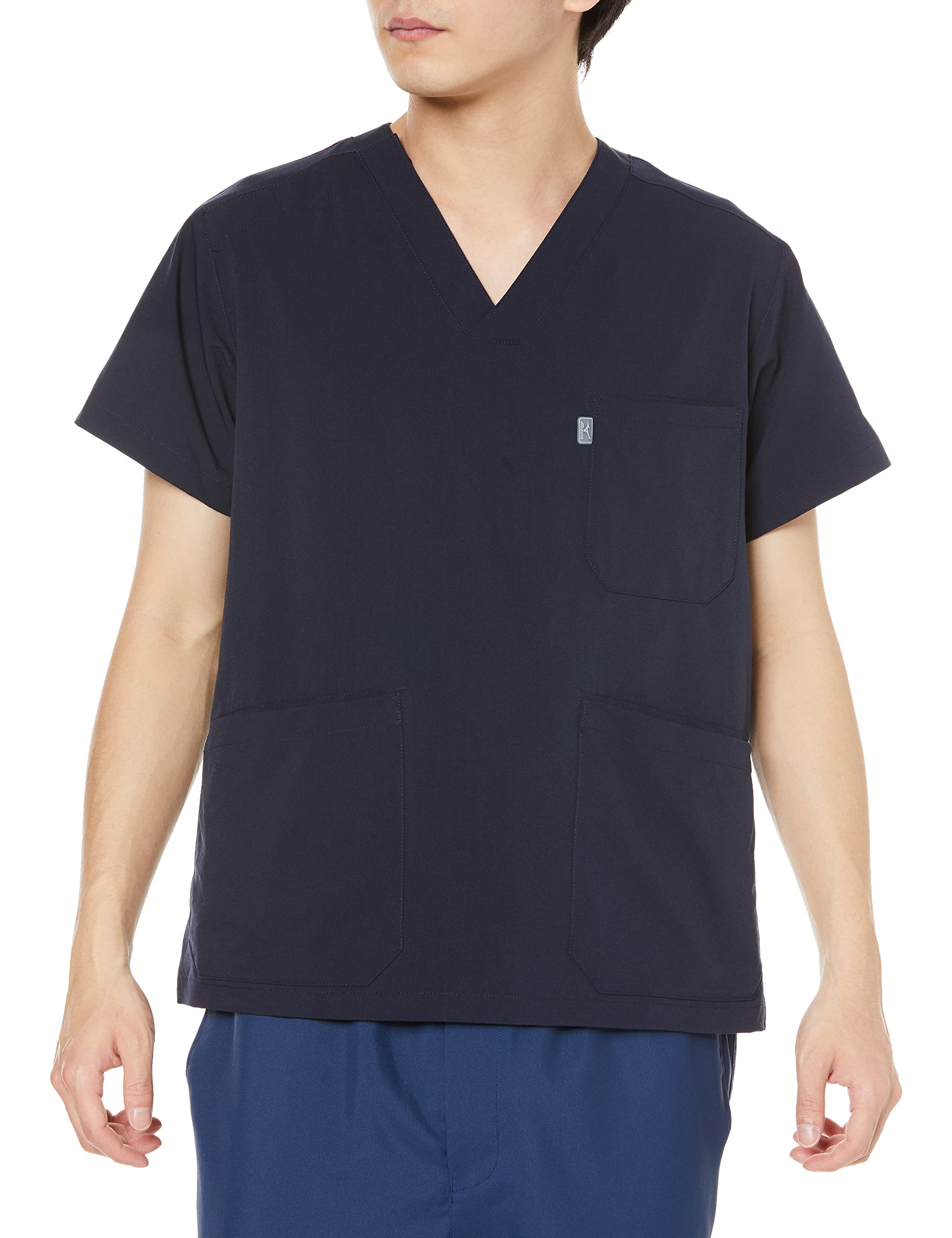 [ミズノ] 病院 ドクター めちゃ軽シリーズ ストレス軽減しながら現場での動きをサポート 医療 白衣 男女兼用 メンズ レディース めちゃ軽 スクラブ【制電/制菌/4wayストレッチ】 7色展開 SS