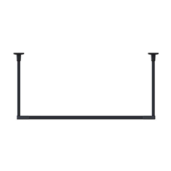 BAR1-4509-BK ホスクリーン 固定式室内物干 BAR型 ブラック 高さ 450mmx幅 910mm