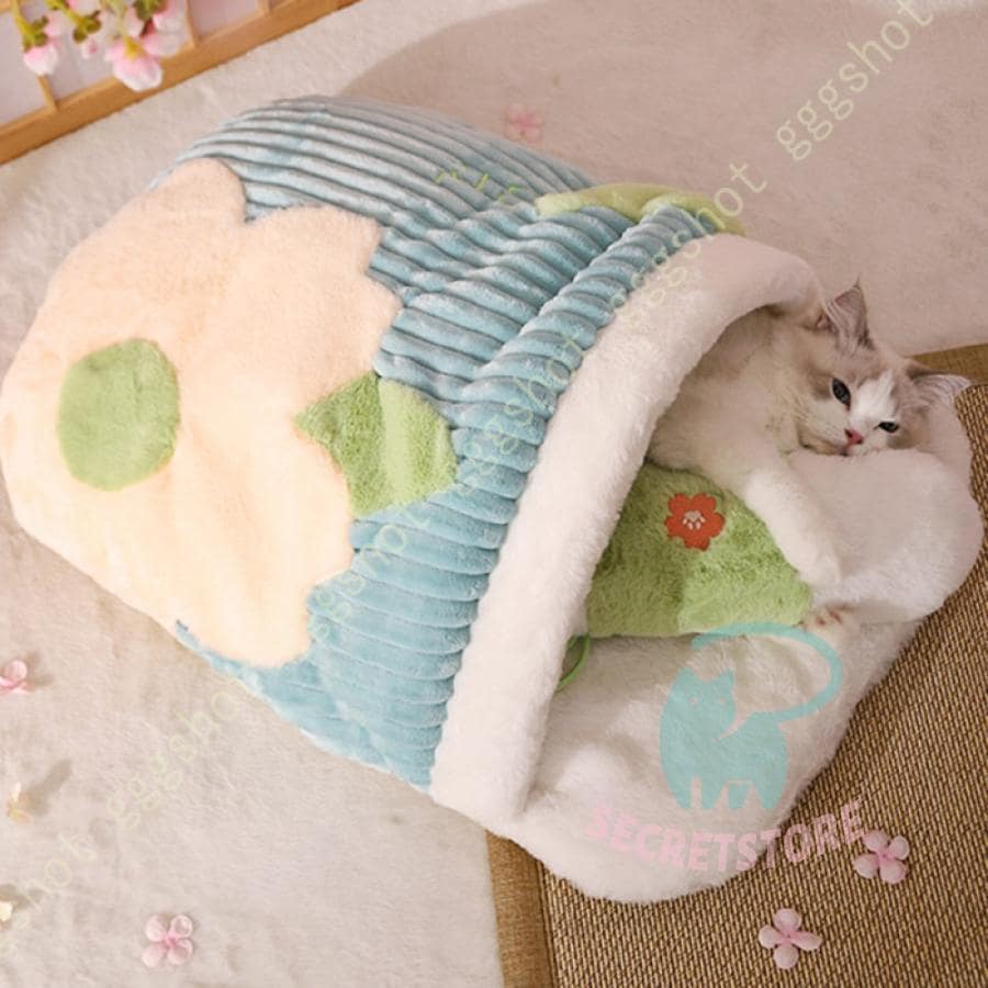 猫 ベッド 猫用寝袋 ペット用寝袋 犬 猫 ペットベッド 冬用 寒さ対策 保温防寒 猫布団 ペットマット クッションキャットハウス 猫寝床 ペット用品 ドーム型