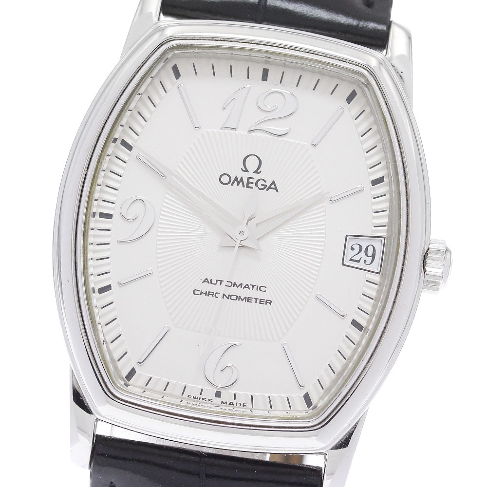 オメガ OMEGA 4803.31.01 デビル プレステージ トノー 自動巻き メンズ 保証書付き_893755【中古】