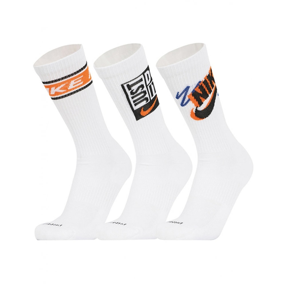Nike スポーツソックスエブリデイプラスクルーソックス 3 パック