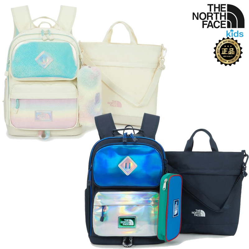 NM2DS03 KS HERITAGE SCH PACK 25FW キッズ バックパック 通学 スクール 3点セット ショルダー ペンケース 軽量 収納 A4 PCポケット 反射 新学期 人気 通塾コ