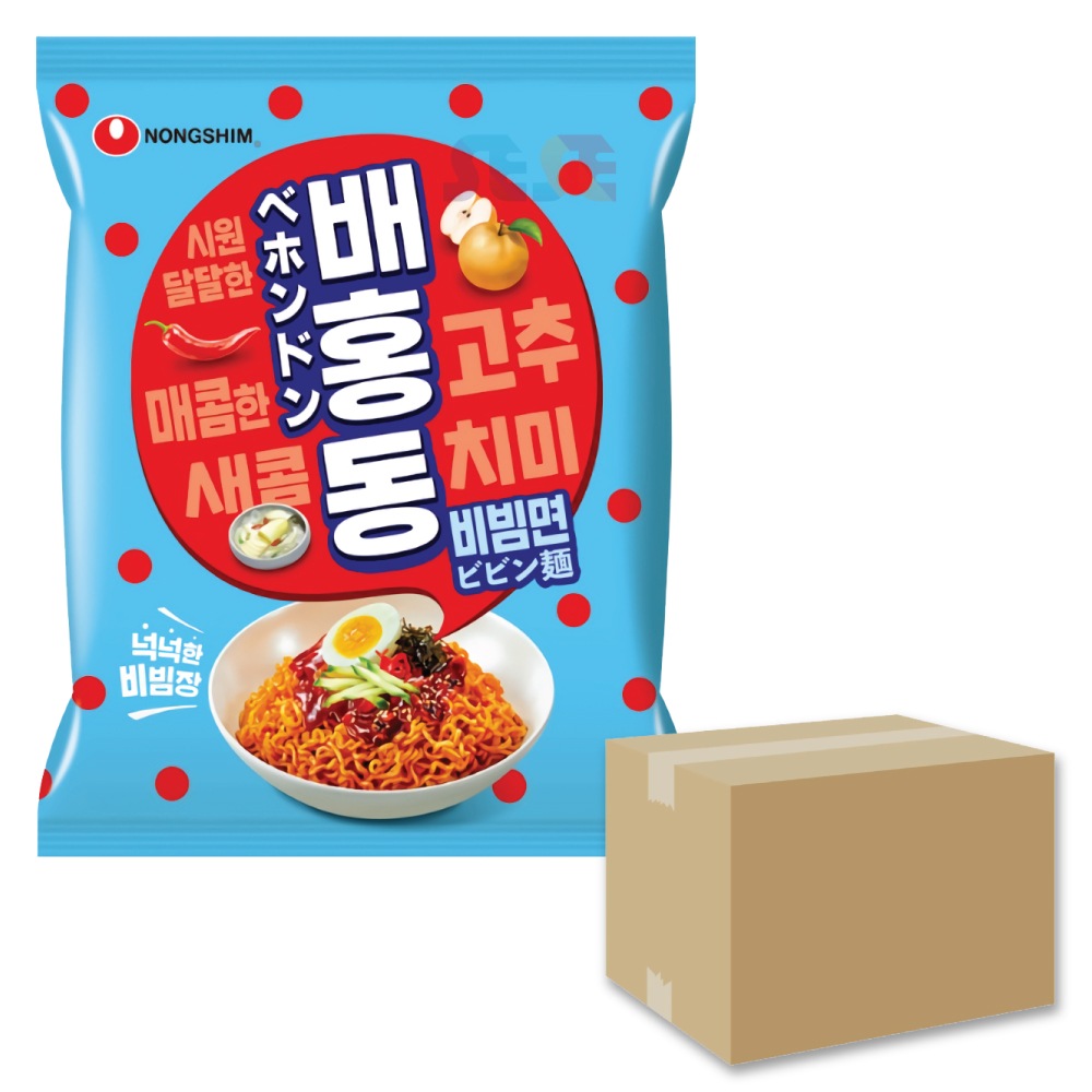 ベホンドン ビビン麺 48袋 箱売り 1BOX 137g / 韓国式甘辛冷やしラーメン ビビムラーメン
