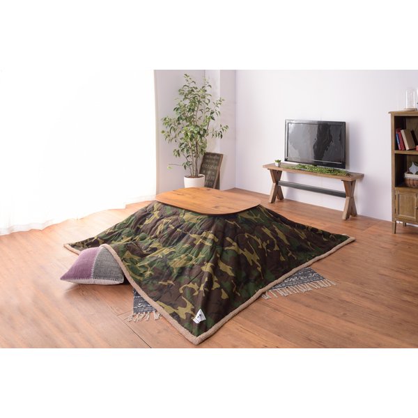 薄掛けコタツ布団 KK-147 迷彩 カモフラ 190190