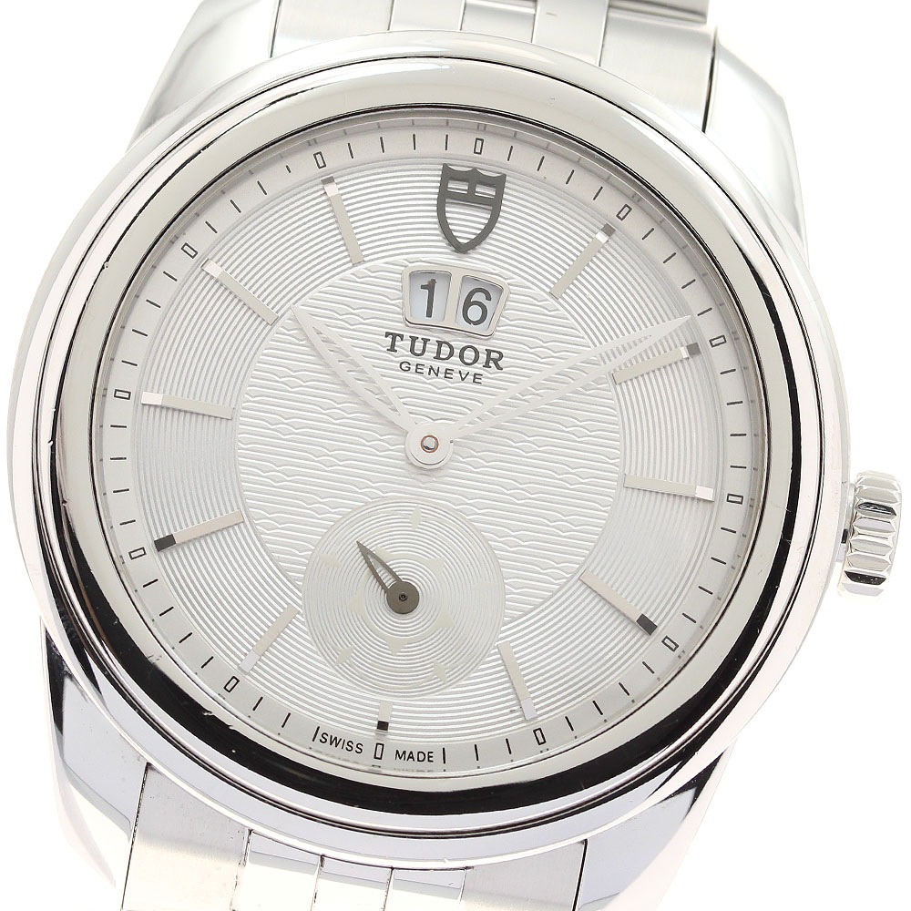 チュードル TUDOR 57000 グラマー ダブルデイト 自動巻き メンズ 保証書付き_944540【中古】