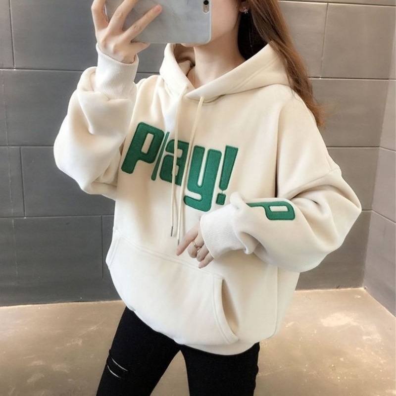 トップス アウター プルオーバー パーカー 長袖 フード付き ポケット カジュアル おしゃれ アジアン こなれ感 メンズライク 春 秋 冬 レディース お出かけ 休日 旅行 普段使い 韓国系 スタイル