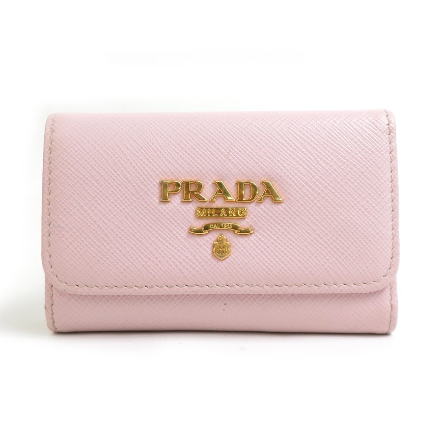 プラダ PRADA キーケース レザー ピンク レディース 1PG004 h31291a