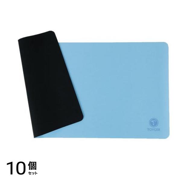 TOYGERプレーンプレイマット ライトブルー 30cm× 60cm 10個セット