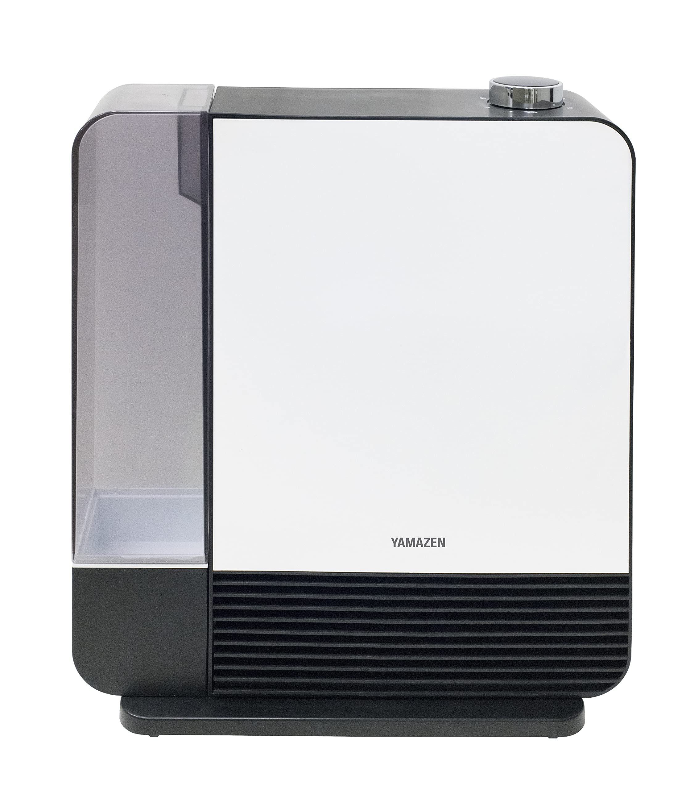 大風量 セラミックヒーター 加湿機能搭載 (木造和室 6畳 / プレハブ洋室 10畳 まで) タンク容量2.2L 暖房出力2段階切替 ホワイト DKF-M121(W)