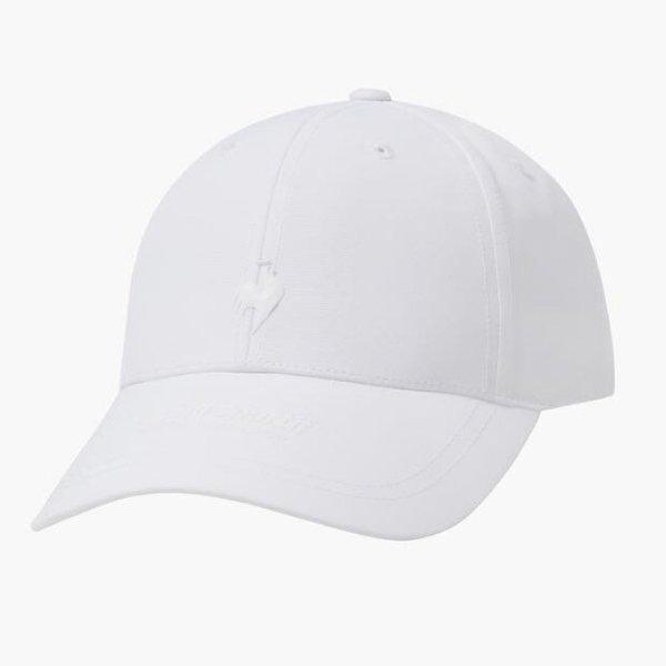 帽子 NQJ QQ123ACP14-WHT ロゴポイントスポーツボールキャップ / WHITE