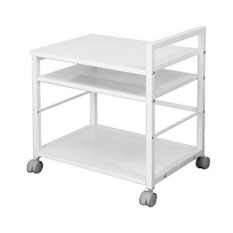 レメックスジャパン　デスクの下に収納可能 プリンターワゴン デスクワゴン(W48.5×D37×H53cm)(床から天板までの高さ：約45cm) 白木目 REMEX　PJC-7001-WH 9,936円