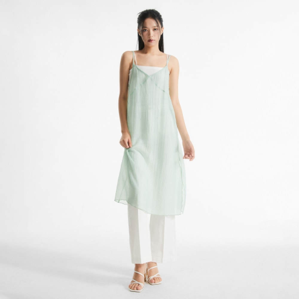 MIXXO シースルーレイヤードワンピース OWE408C RE_MIWOWE58QC