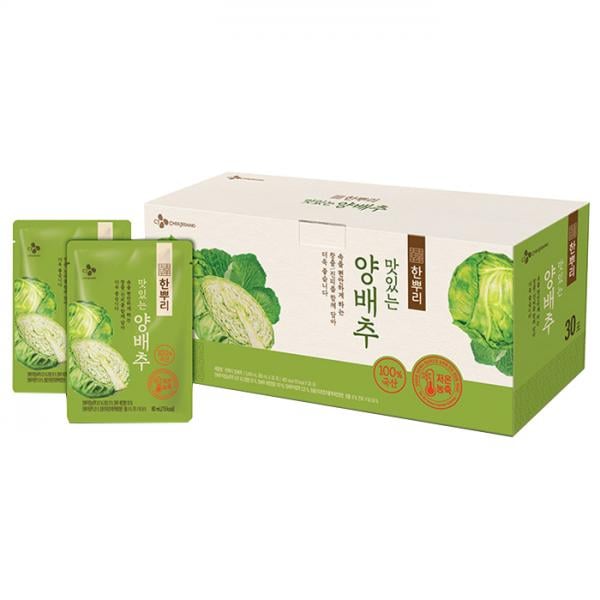 CJ第一製糖 一根 キャベツ 健康汁 CJ제일제당 한뿌리 양배추 건강즙