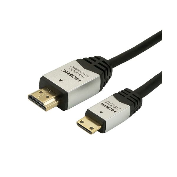 （まとめ）HORIC HDMI MINIケーブル 2m シルバー HDM20-015MNS(×5セット)