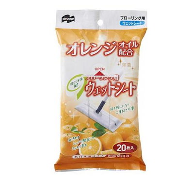 他サイト： フローリング用ウェットシートオレンジ 20枚の商品画像