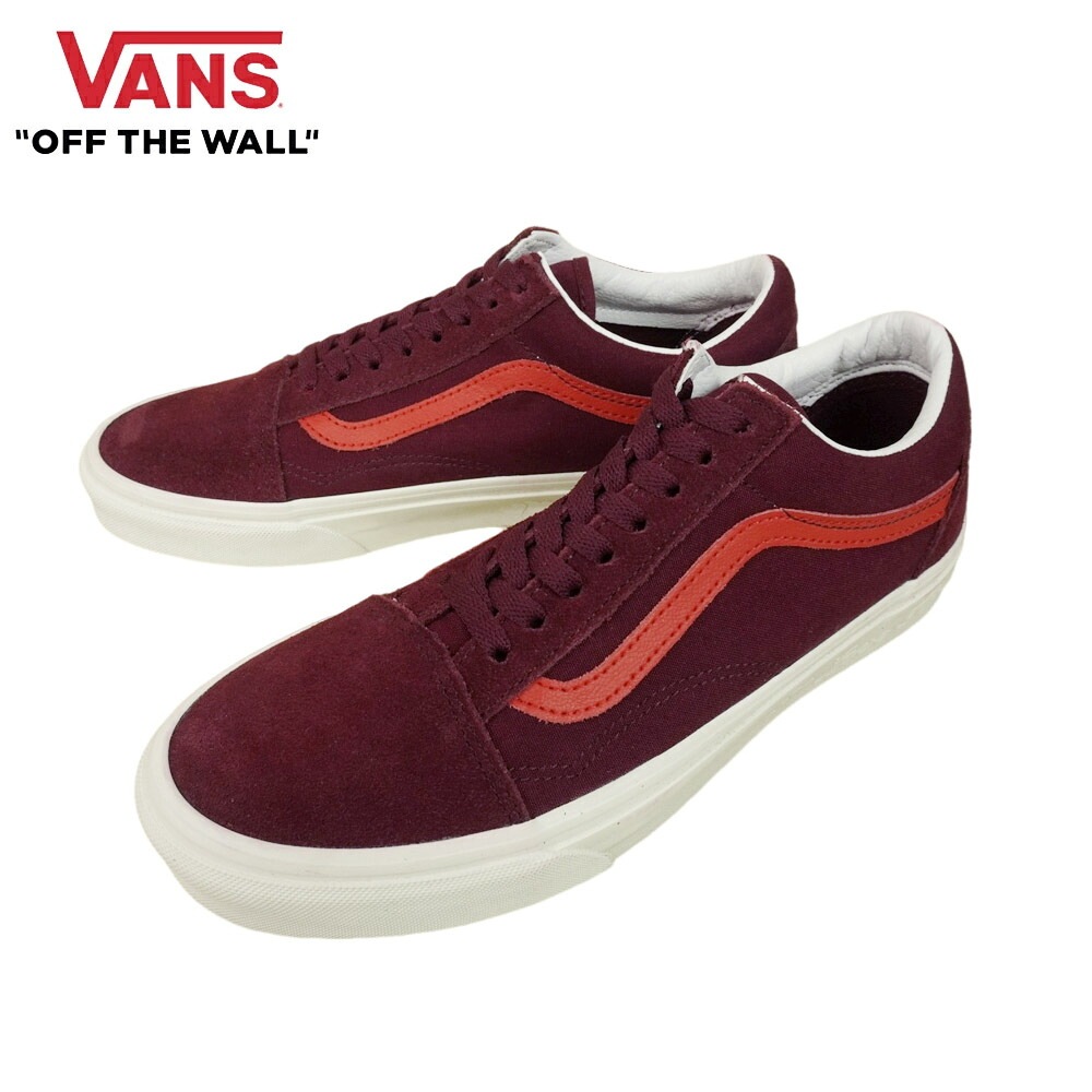バンズ VANS ヴァンズOLD SKOOL オールドスクールSECRET LOVER ROYALEスウェード スエード バーガンディーメンズ レディース スニ