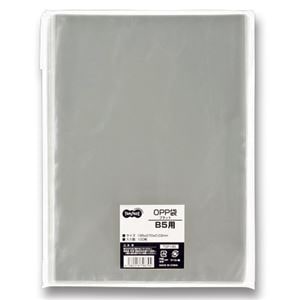 （まとめ） TANOSEE OPP袋 フラット B5用 195×270mm 1パック（100枚） (×10セット)