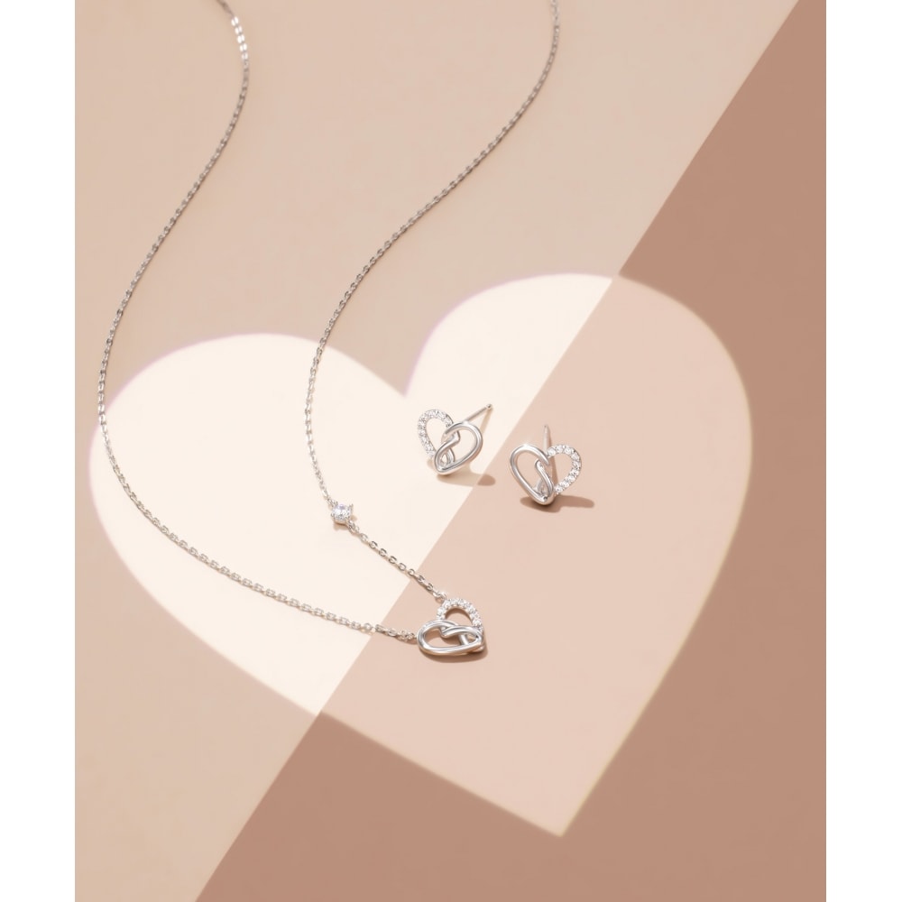 ジェスティーナピーターホリデーハートネックレス+イヤリングセット (SET-J0-1024)