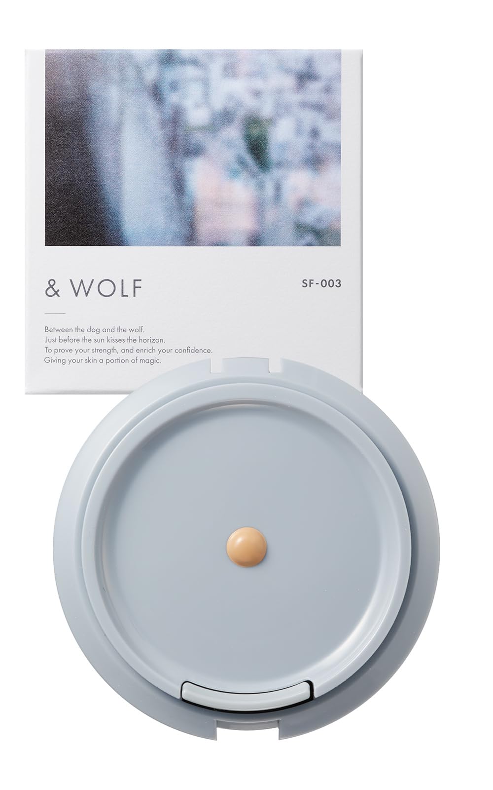 N organic &wolf クリームファンデーション リフィル naturalbeige 13種類の美容成分配合 柑橘系の香り SF-003 12.5g エヌオーガニック