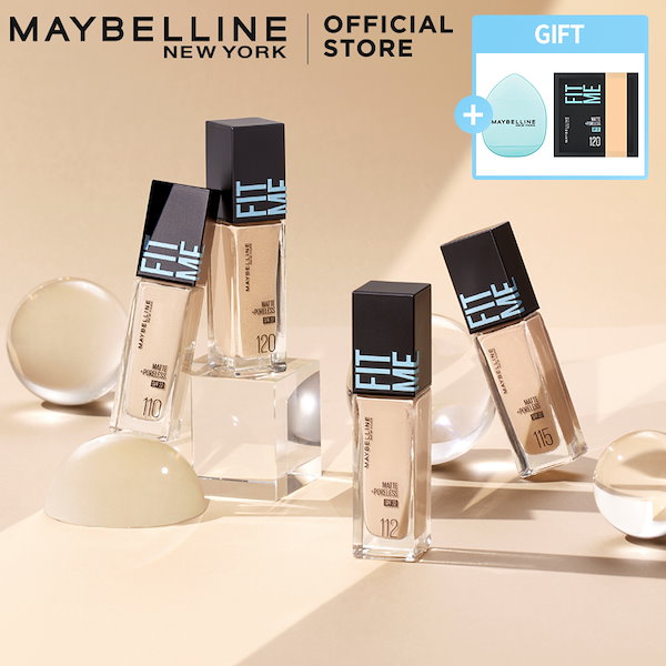 Qoo10] MAYBELLINE NEW YORK フィットミー リキッドファンデーション