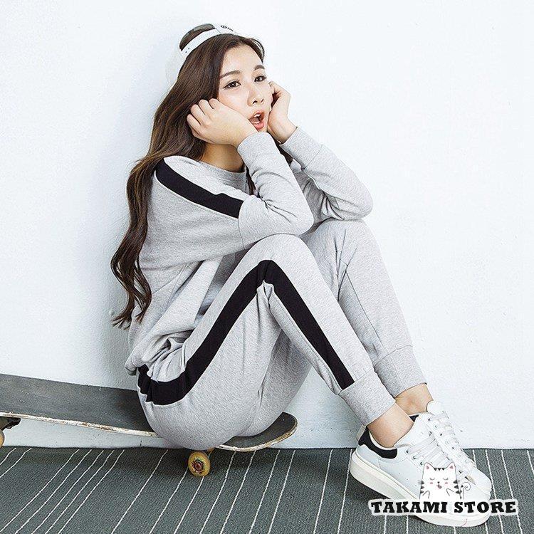 セットアップ レディース ジャージ スウェット ルーム ウェア 上下セット スエット スポーツ ダンス 2点セット カジュアル 4,927円