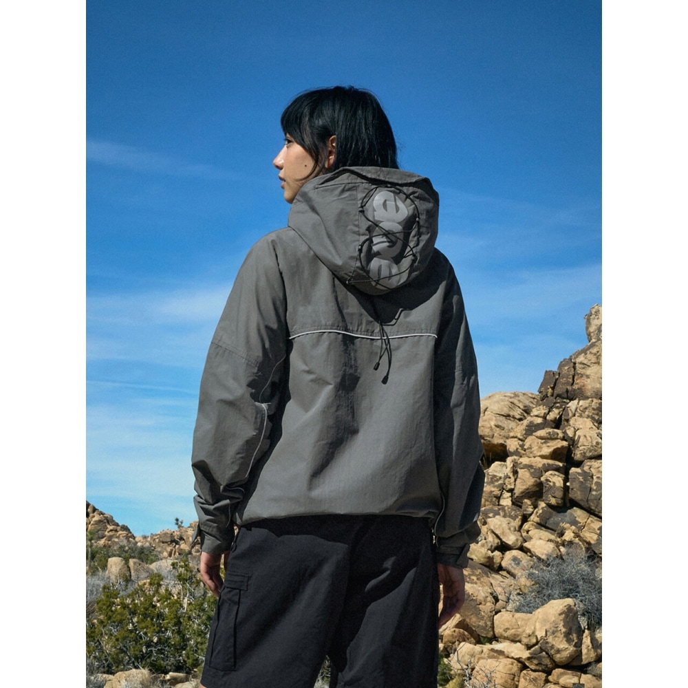 フルークフルークゴーコアストリングパーカージップアップジャケット FJK118 2COLOR W