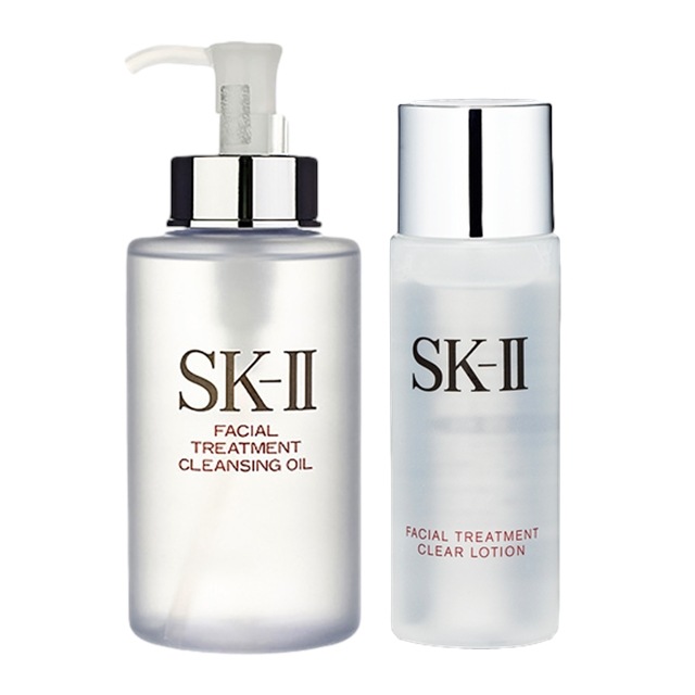 エスケーツー（SK-II／SK2） フェイシャル トリートメント クレンジングオイル ＋ クリア ローション セット 250ml+30ml