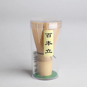 Yoseka 茶道具 百本立 茶せん 茶筌 茶筅 竹製 抹茶 粉末 泡立て器 茶道 伝統的工芸品 100本立 （百本立 1PCS）