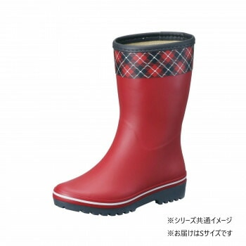 福山ゴム工業　長靴 マイローズ 21　S レッド AA31300