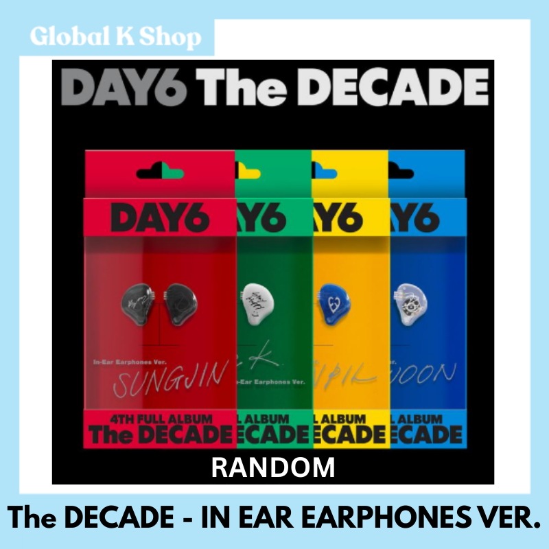 バージョン選択 DAY6 Decade 正規4集 In Ear Earphones Ver.