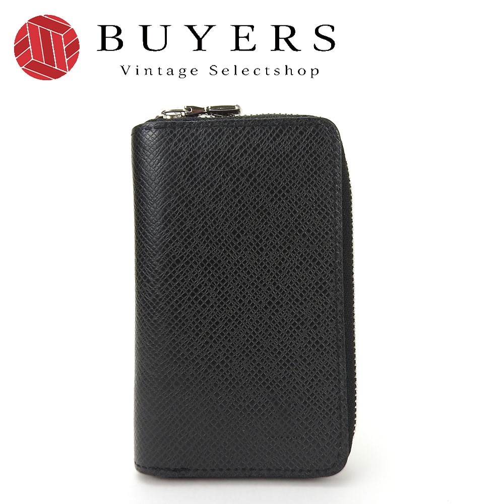 中古 ルイヴィトン コインケース ジッピー コインパース M32832 タイガ アルドワーズ ブラック 黒 コンパクトウォレット ラウンドファスナー 小物 ビジネス 大人 メンズ 男性 LV LOU