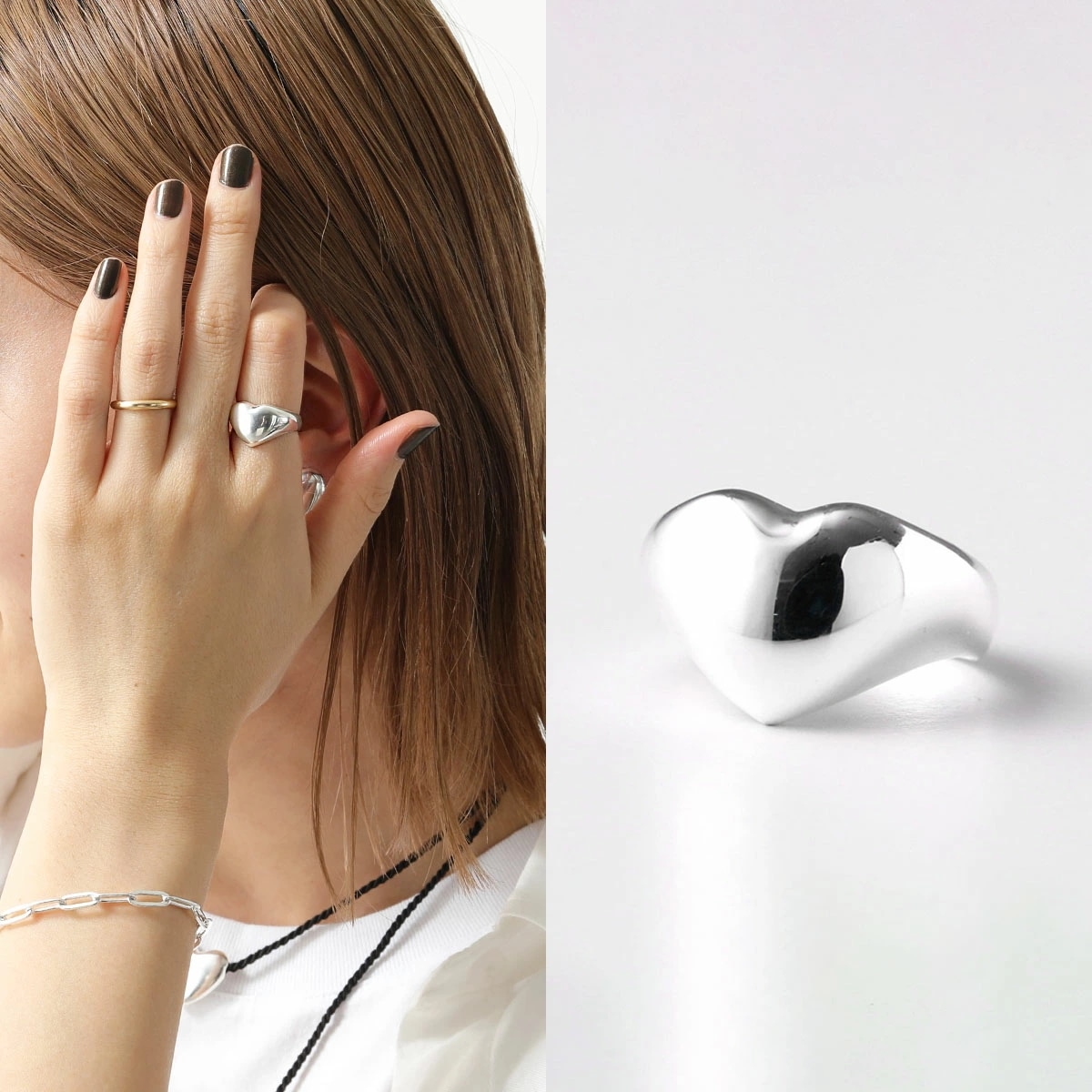 ANNIKA INEZ アニカイネズ リング Heart Ring R150-SS レディース ハート 指輪 アクセサリー シルバー925 silver925 シルバー