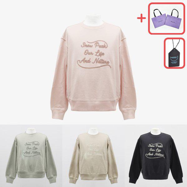 レタリングセミクロップドマンツーマン長袖Tシャツレディースレディース【百貨店新作/AS可