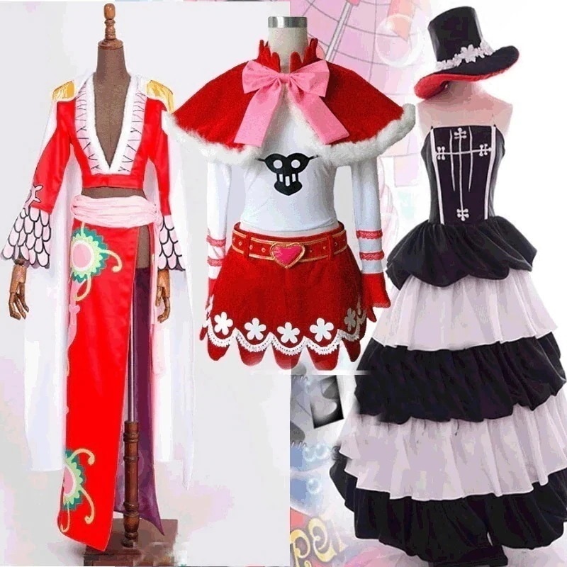 【短納期】超低価 格2025コスプレ ハロウィン コスプレ変装仮装 衣装 ONE PIECE（ワンピース）うるティ ボアハンコック ペローナ全員