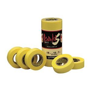 （まとめ）マスキングテープ 車両塗装用 KABUKISJAN-30 1パック（4巻）[x5]