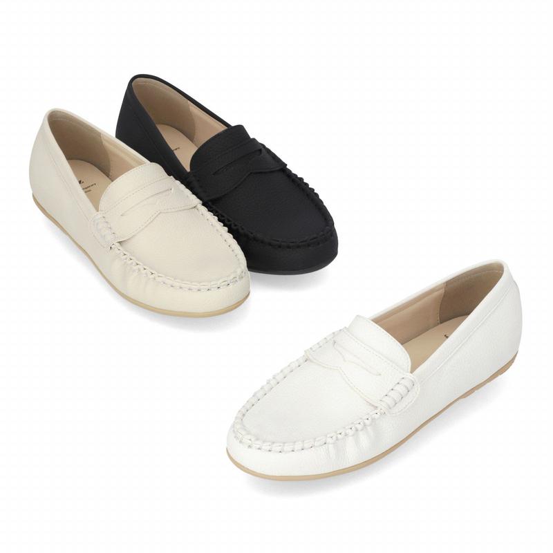 [シークレット特価] マッツ 女性 ソフト 縫合 ローファー 2cm LCWC80M413