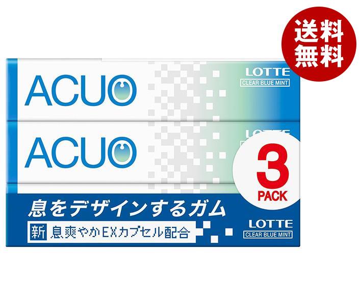 ロッテ ACUO(アクオ) クリアブルーミント 3P＊10個入＊(2ケース)