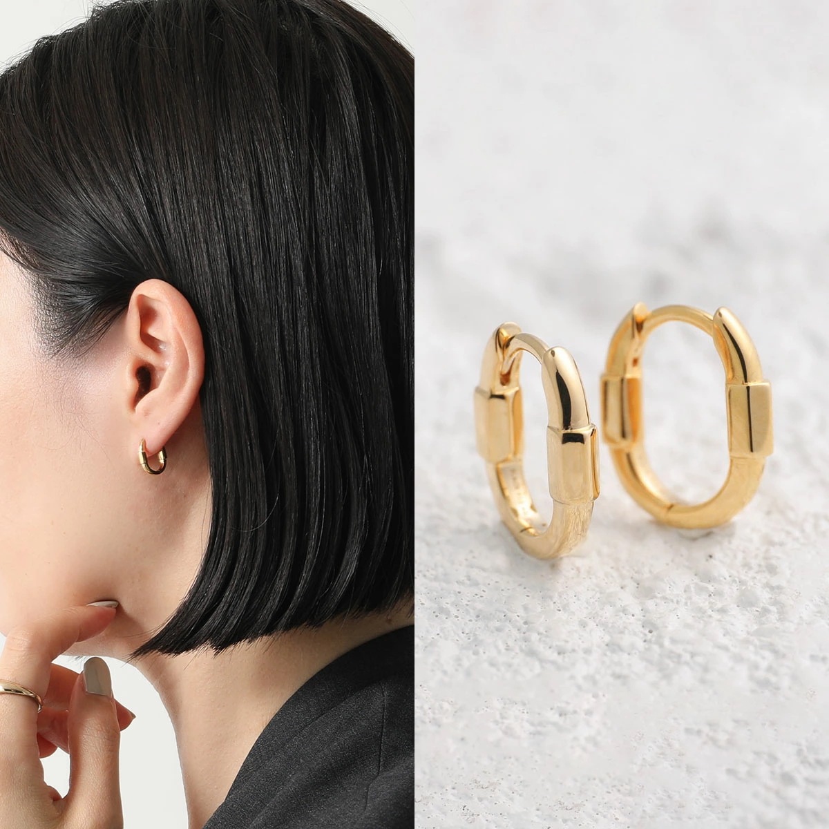 MARIA BLACK マリアブラック フープピアス Palads Earring パラッド 101017YG レディース 両耳販売 アクセサリー Gold