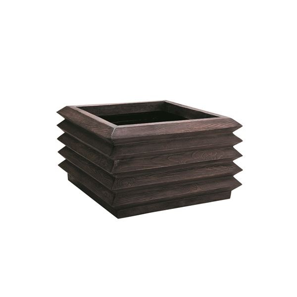 大和プラスチック ファイバーグラスシリーズ アゼクラプランター 65型 ダークブラウン