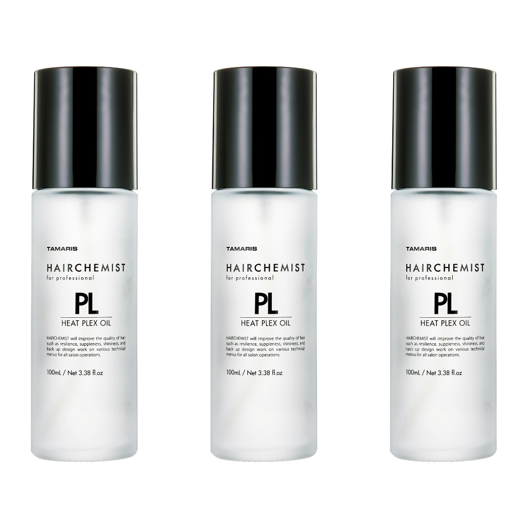 HAIRCHEMIST ヘアケミスト ヒートプレックス オイル 100mL 3本セット 洗い流さないトリートメント ヘアオイル アウトバス サロン専売