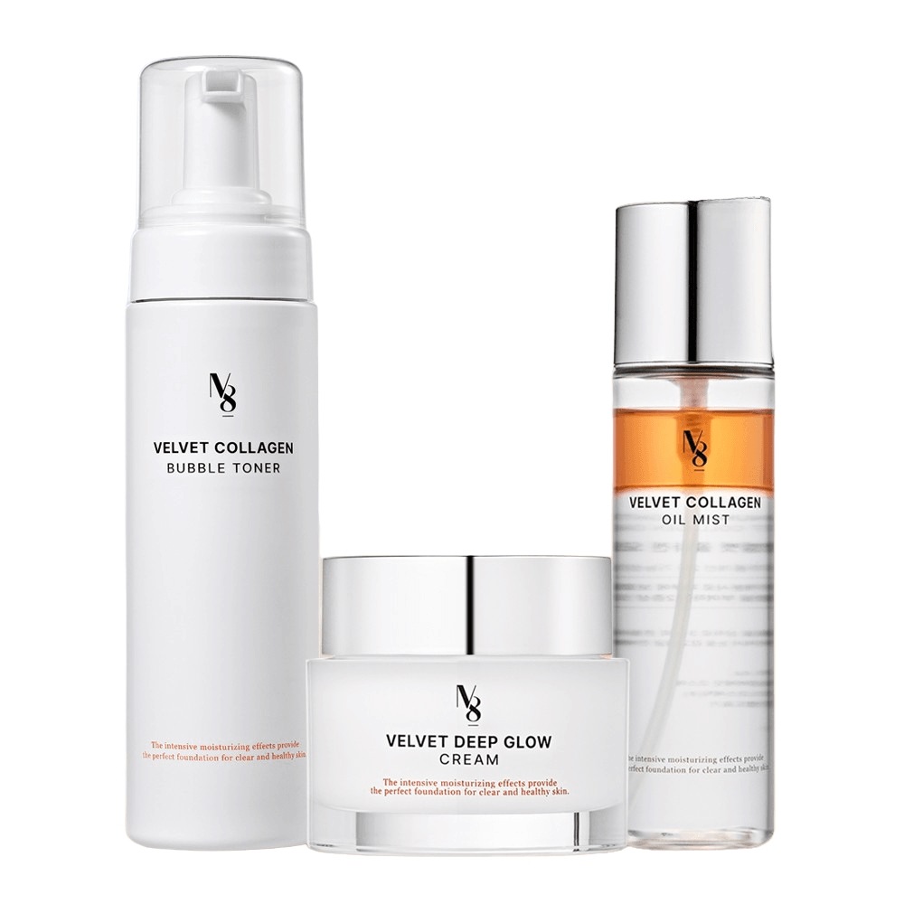 [ネイバー単独構成] ナンバーエイト 3点セット(バブルトナー/ オイルミスト/ グロークリーム)