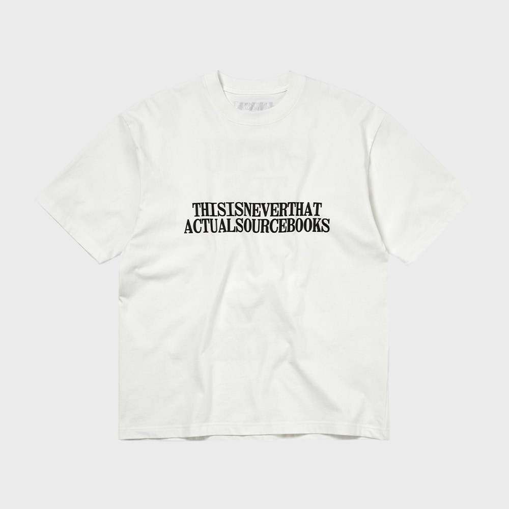 ディス・イズ・ネヴァー・ザット TNT AsB コミューター T シャツホワイト