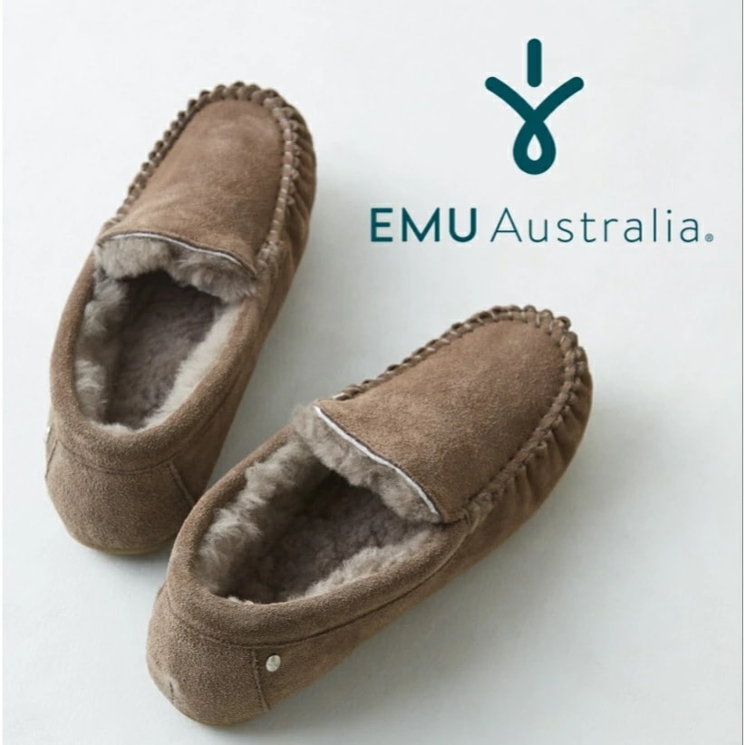 【公式】EMU Australia エミュ Cairns ケアンズ シープスキン ムートン 靴 モカシン ローファー 天然 革 防寒 保温 フラット レディース メンズ 秋冬 秋 冬 正規 通販 定番