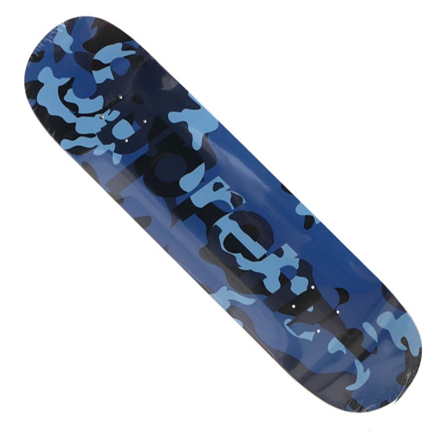 【数量限定特別価格】 シュプリーム SUPREME Camo Logo Skateboard スケートボード デッキ BLUE CAMO 290-005295-014